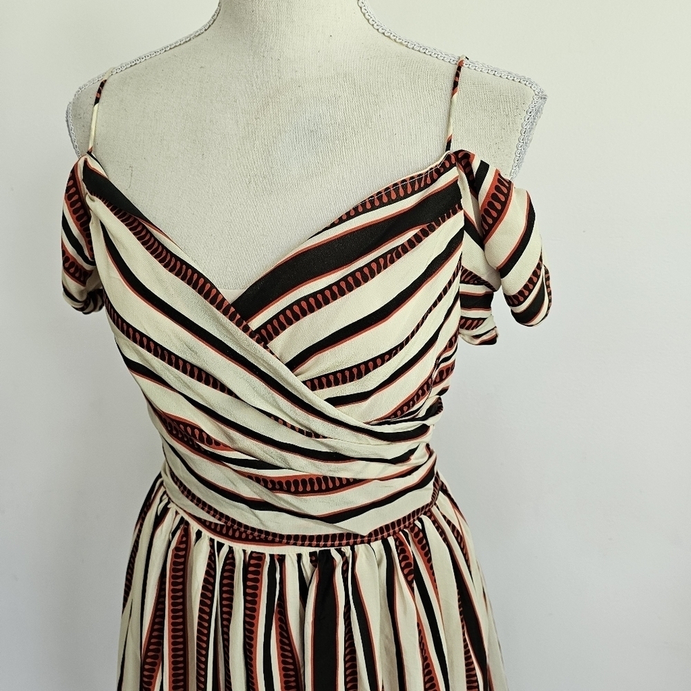 Anna Sui for Target Off-Shoulder Silk Dress - Picture 4 of 10